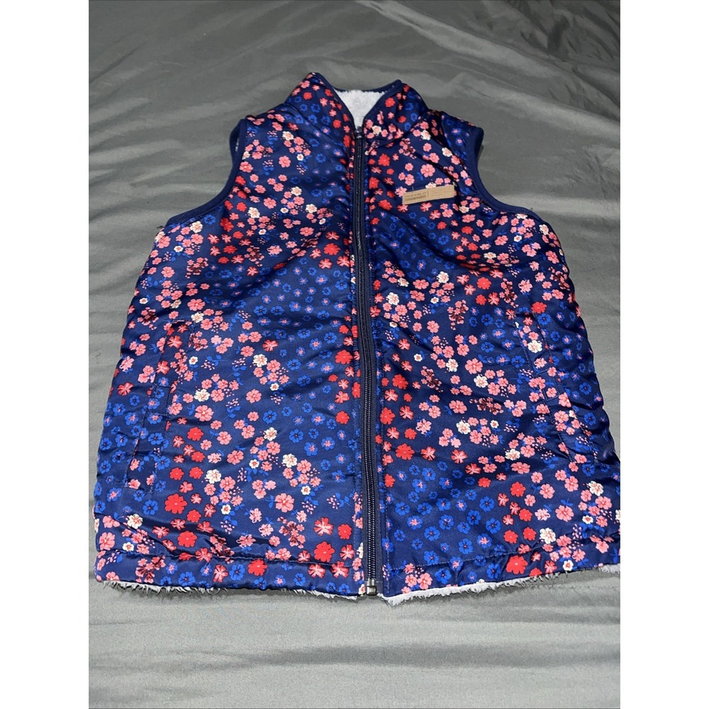 Buffalo David Bitton Reversible Vest Kid's Size Medium  (10-12)  With Pockets.